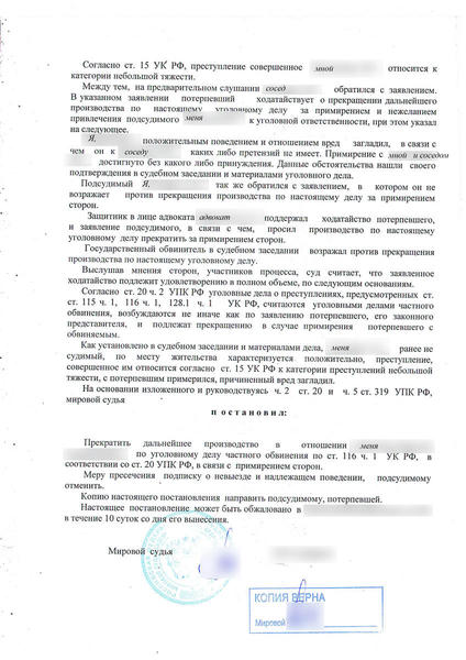 Заявление потерпевшего образец